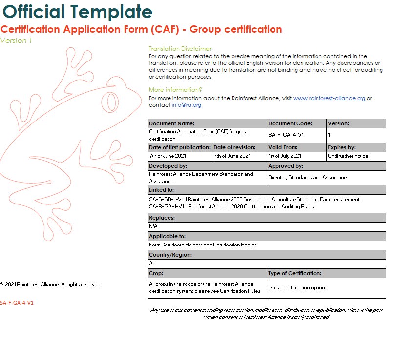 certification-application-form-caf-rainforest-alliance