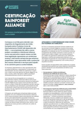 certificação rainforest alliance